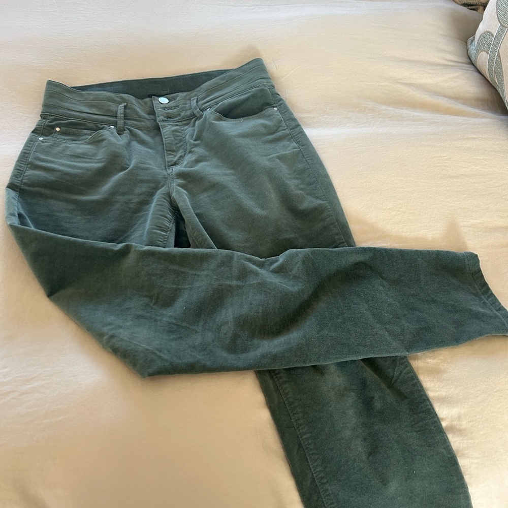 Velvet Green Pants